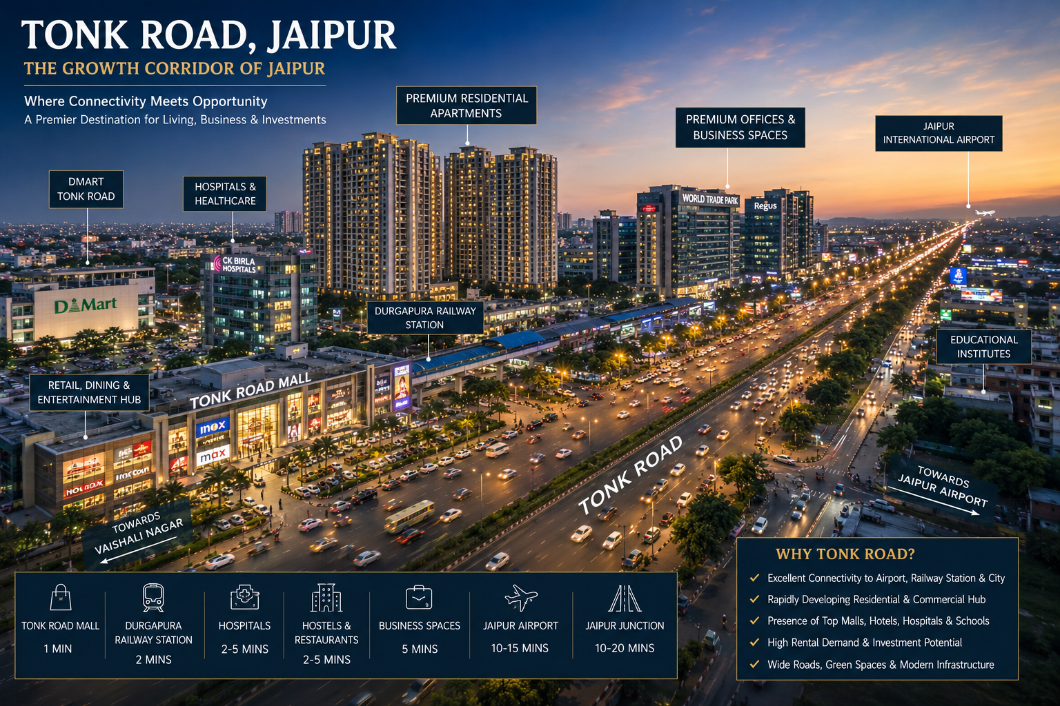 Tonk Road, Jaipur